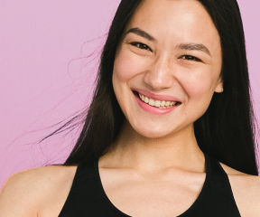 Client smiling after a relaxing Jaco massage